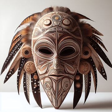 wooden mask