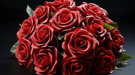 Bouquet Beautiful Red Roses, Background Image, Desktop Wallpaper Backgrounds, HD