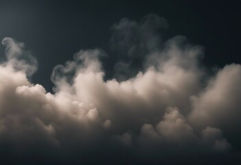 Realistic dry smoke clouds fog overlay perfect for compositing into shots