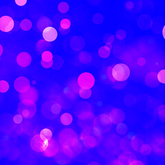 Blue bokeh background for seasonal, holidays, celebrations and all  design works