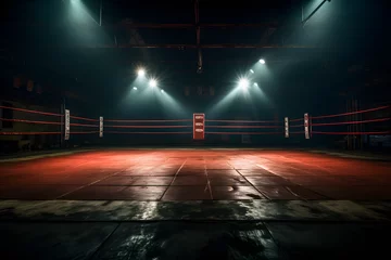 Türaufkleber mma boxing ring, boxing, ring, fighting © MrJeans
