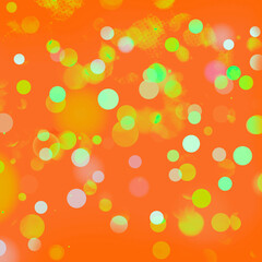 Orange bokeh background for seasonal, holidays, celebrations and all  design works