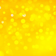Yellow bokeh background for seasonal, holidays, celebrations and all  design works