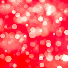 Red bokeh background for seasonal, holidays, celebrations and all  design works
