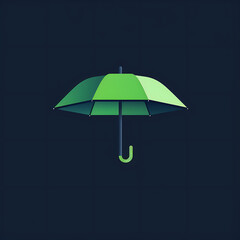 Simple Minimal Illustration of a umbrella
