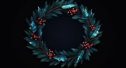 winter holiday christmas wreath christmas wreath