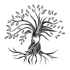 Tree of Life , Yggdrasil vector	
