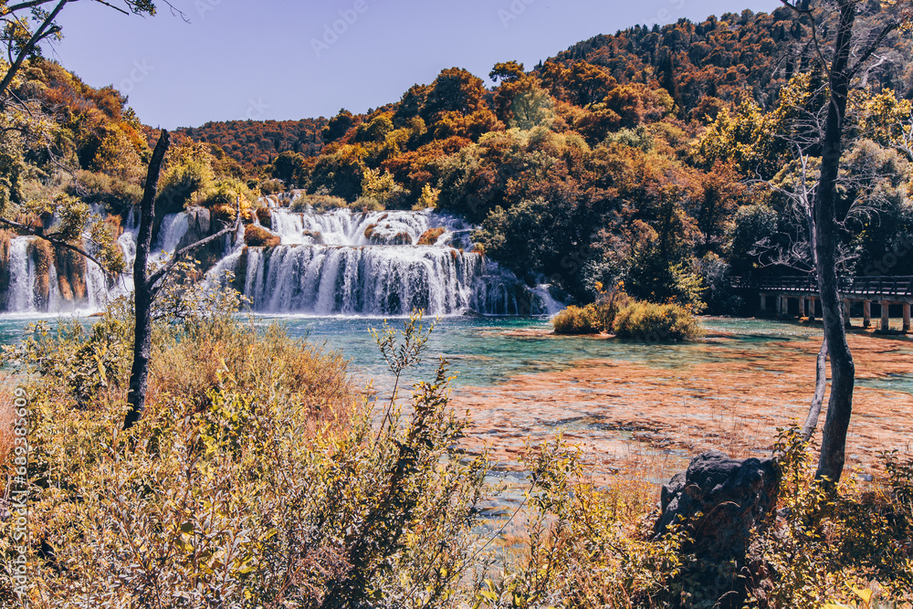 Sticker Krka national park in Croatia