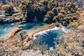 Krka national park in Croatia