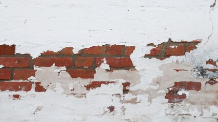 Old wall background. Texture of brick wall