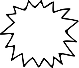 Cool frame, label, icon, button, element, flash. Vector illustration.