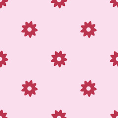 Floral botanical texture pattern with rose and leaves. Seamless pattern can be used for wallpaper, pattern fills, web page background, surface textures.

