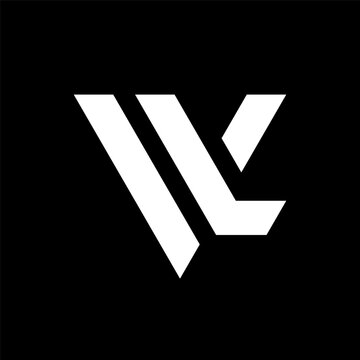 Letter VL creative monogram logo design