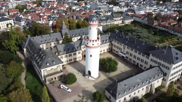 Zooming out view of the city Bad Homburg v.d.H.