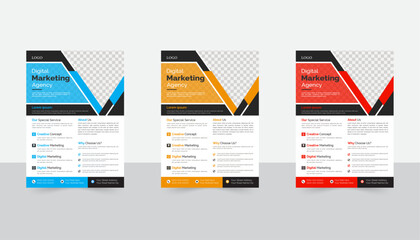 Creative professional a4 flyer, flyer template layout design, business flyer, Business brochure flyer design layout template, corporate banners and leaflets