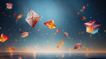 Happy Makar Sankranti. Celebrating the cultural richness and joy: a colorful Indian harvest festival with kites, traditions, and festive cheer.