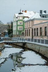 Leinekanal Göttingen im Winter