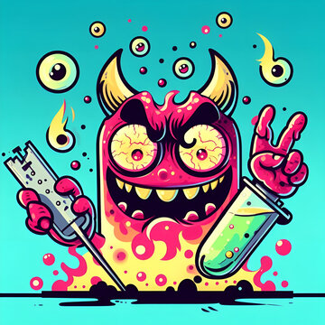 evil cartoon figure