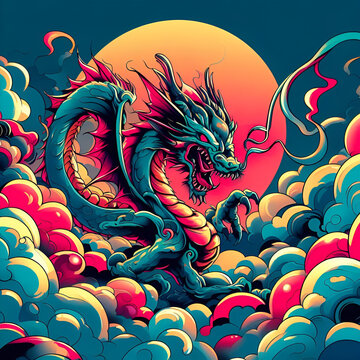 dragon cartoon design