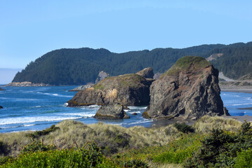 Highway 101 and Myers Beach Oregon