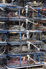 Obraz premium Lobster Equipment Stacked and Ready