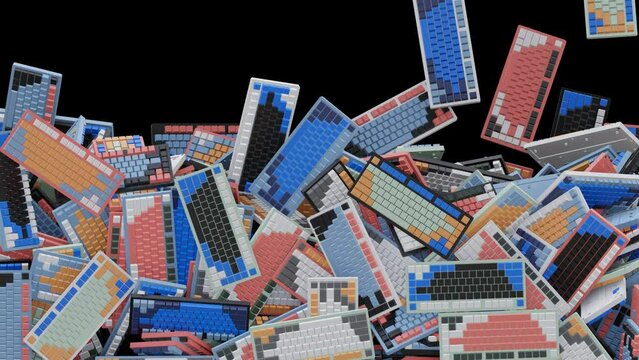 Custom Keyboard Animation Transition Transparent Background Alpha Channel