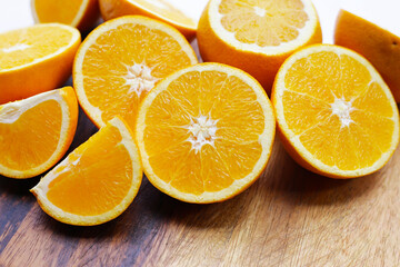 Fresh orange fruit, high vitamin c