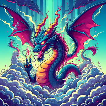 dragon cartoon design