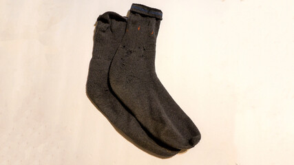 pair of black socks