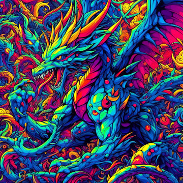 dragon cartoon design