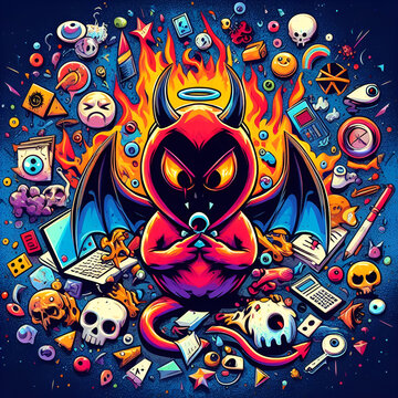 demon cartoon