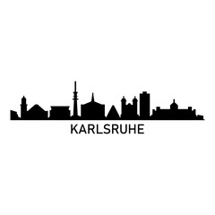 Fototapeta premium Skyline Karlsruhe