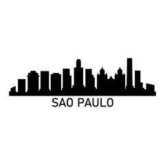 Naklejka premium Skyline Sao Paulo