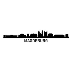 Skyline magdeburg - obrazy, fototapety, plakaty