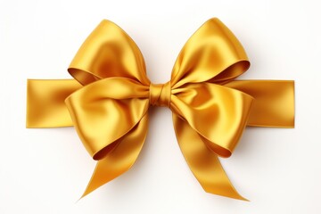 A minimalist representation of a Goldenrod ribbon. Generative AI.