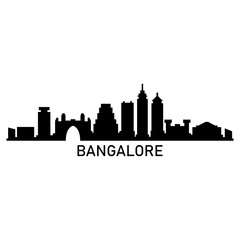 Naklejka premium Bangalore skyline