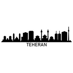 Fototapeta premium Tehran skyline