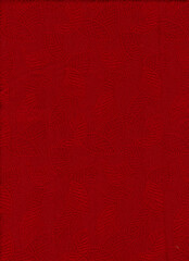 葉模様の正絹の織物