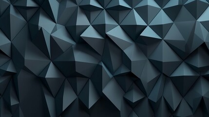 Black dark gray blue white abstract background. Geometric pattern shape. Line triangle polygon angle fold. Color gradient. Shadow. Matte. 3d effect. Rough grain grungy. Design. Template. Presentation.