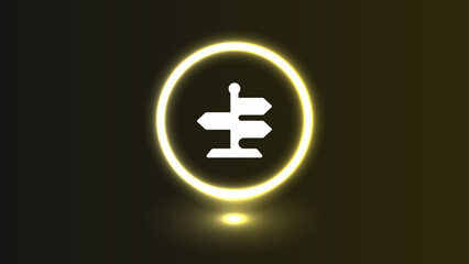 Obraz premium signboard icon 