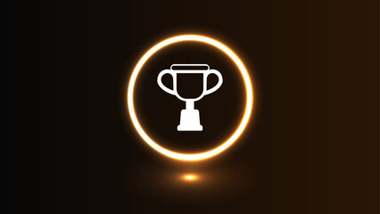 trophy cup icon	