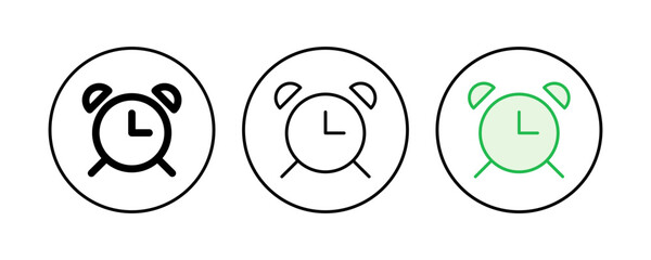 Clock icon set. Time icon vector. watch icon symbol