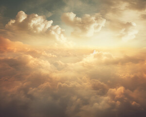 Obraz premium cloud shadow background