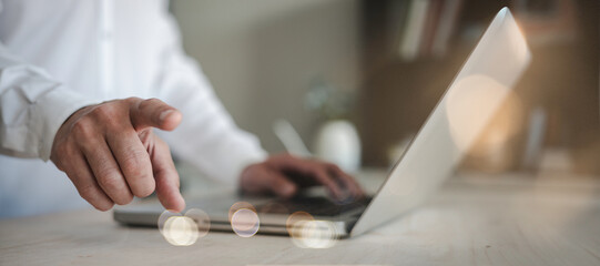 Business technology concept.Work using typing smart phone ai technology, planning ideas investors internet searching, ideas connecting people.