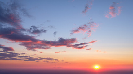 Beautiful dramatic scenic after sunset sky background after sunset