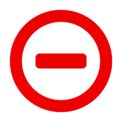 Stop Sign PNG isolated red color illustration on transparent background
