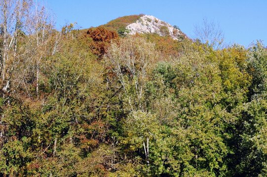 landscape with sky and mountain