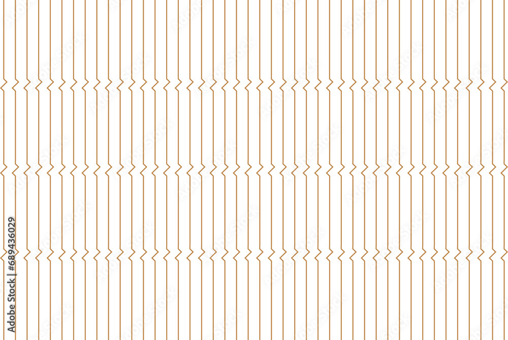 Aufkleber vertical stripe of regular pattern. design lines gold on white background. design print for illustra