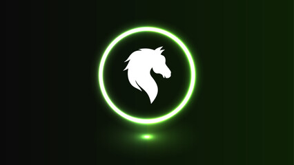 silhouette of a horse	