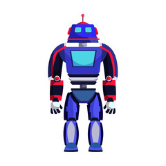 Robot Assistant Character Design Illustration